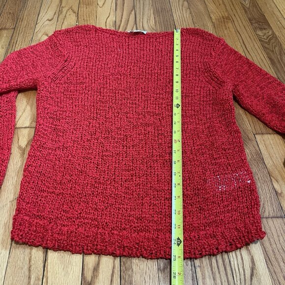 J. Crew NWOT Red Montauk Relaxed Sweater Size XS - Picture 6 of 7